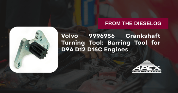 Volvo 9996956 crankshaft turning barring tool for D9 D12 D16 engines